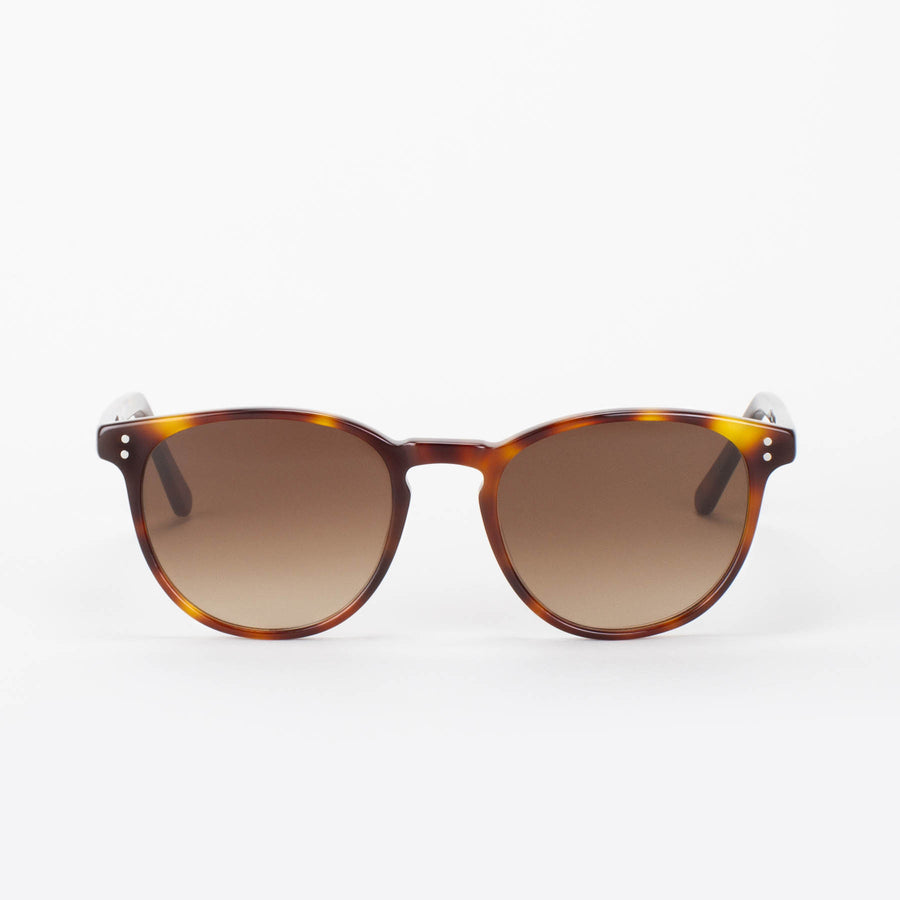 'OUT OF' RIVA TURTLE GRADIENT SUNGLASSES FRONT VIEW