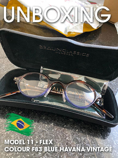 Braun Classics Model 11 beim Auspacken in Sao Paolo, Brasilien